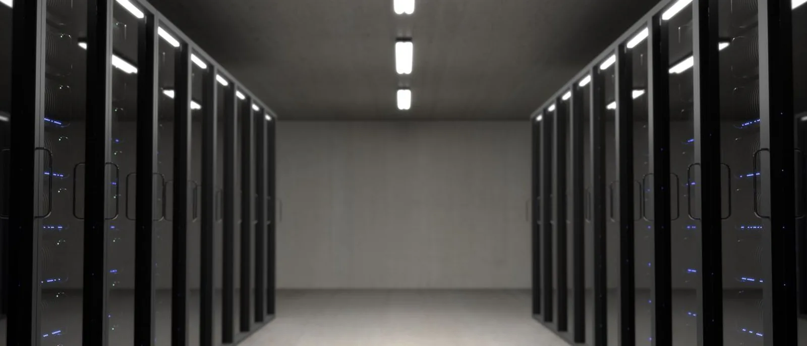 A data centre server room
