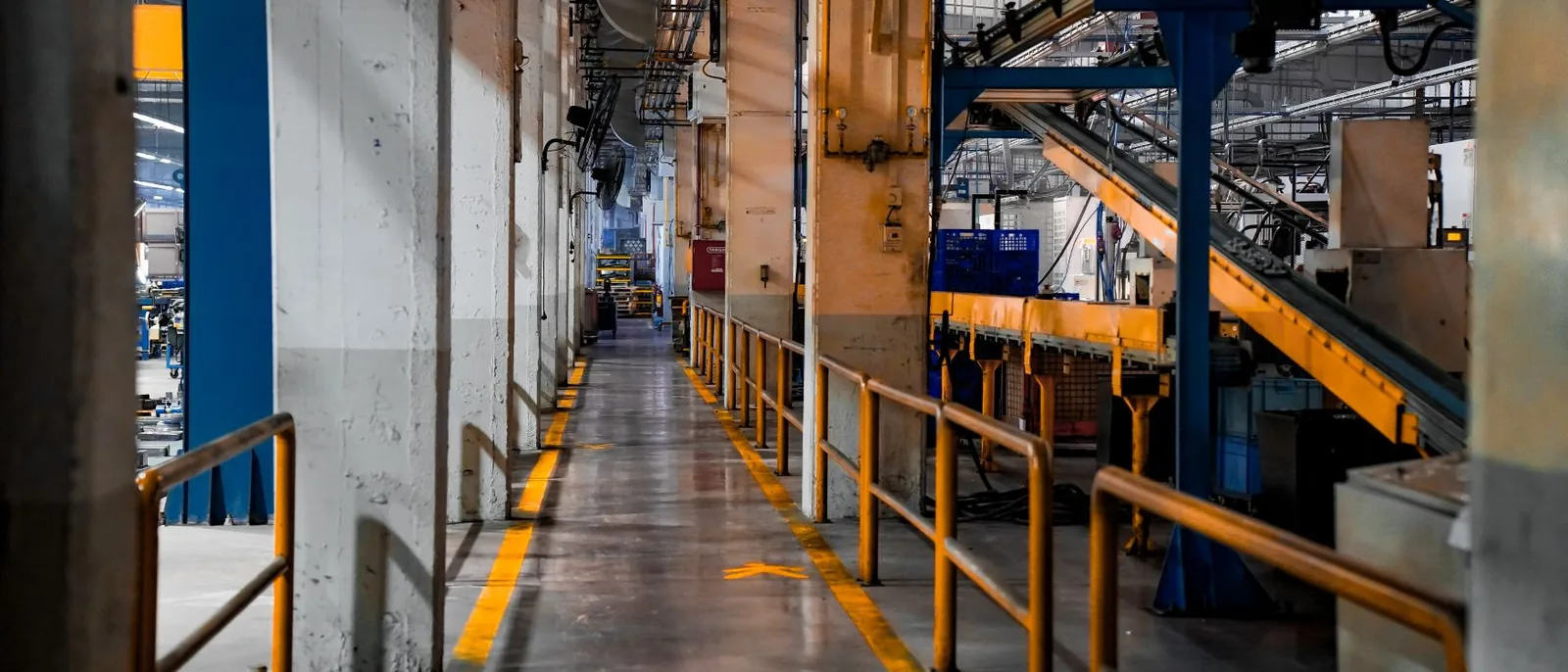 A manufacturing shop floor